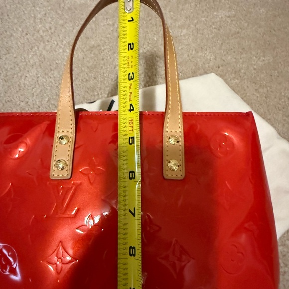 Louis Vuitton Mini Red Vernis Tote Bag - Picture 12 of 13